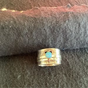 Silpada Spinning Opal Silver Ring